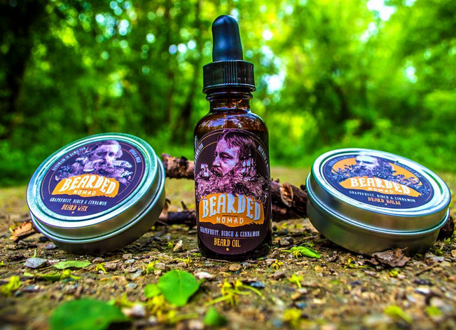 Beard Oil and Beard Balm in Grapefruit, Birch and Cinnamon