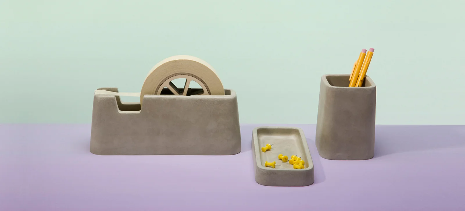 Concrete Desk Set for Areaware