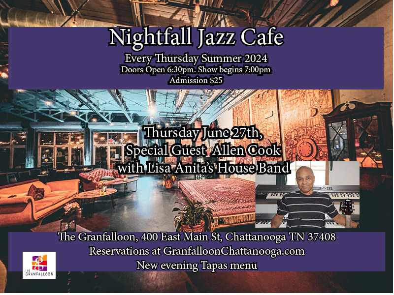 Nightfall Jazz Cafe- Special Guest Allen Cook