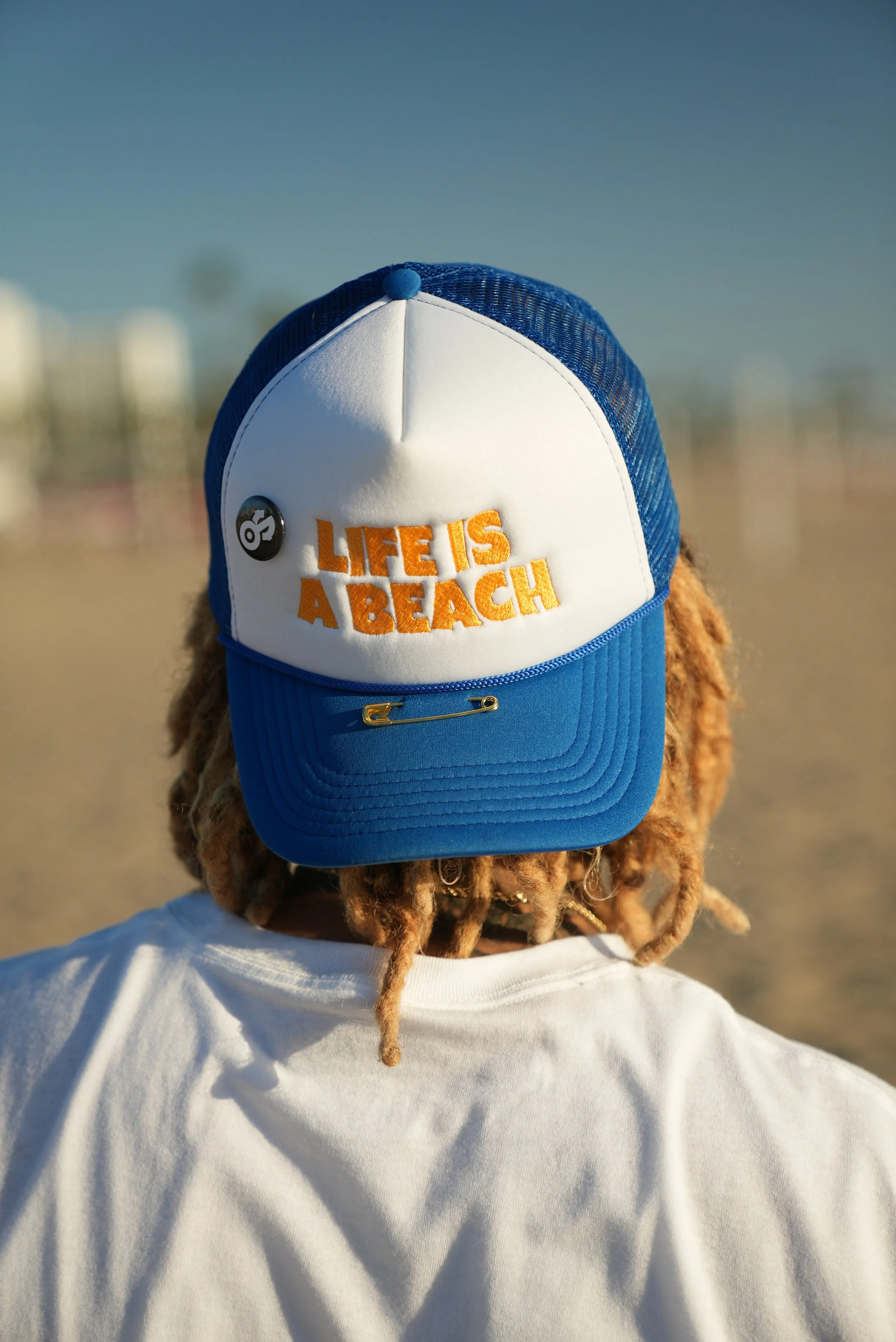 "LIFE IS A BEACH" Trucker Hat