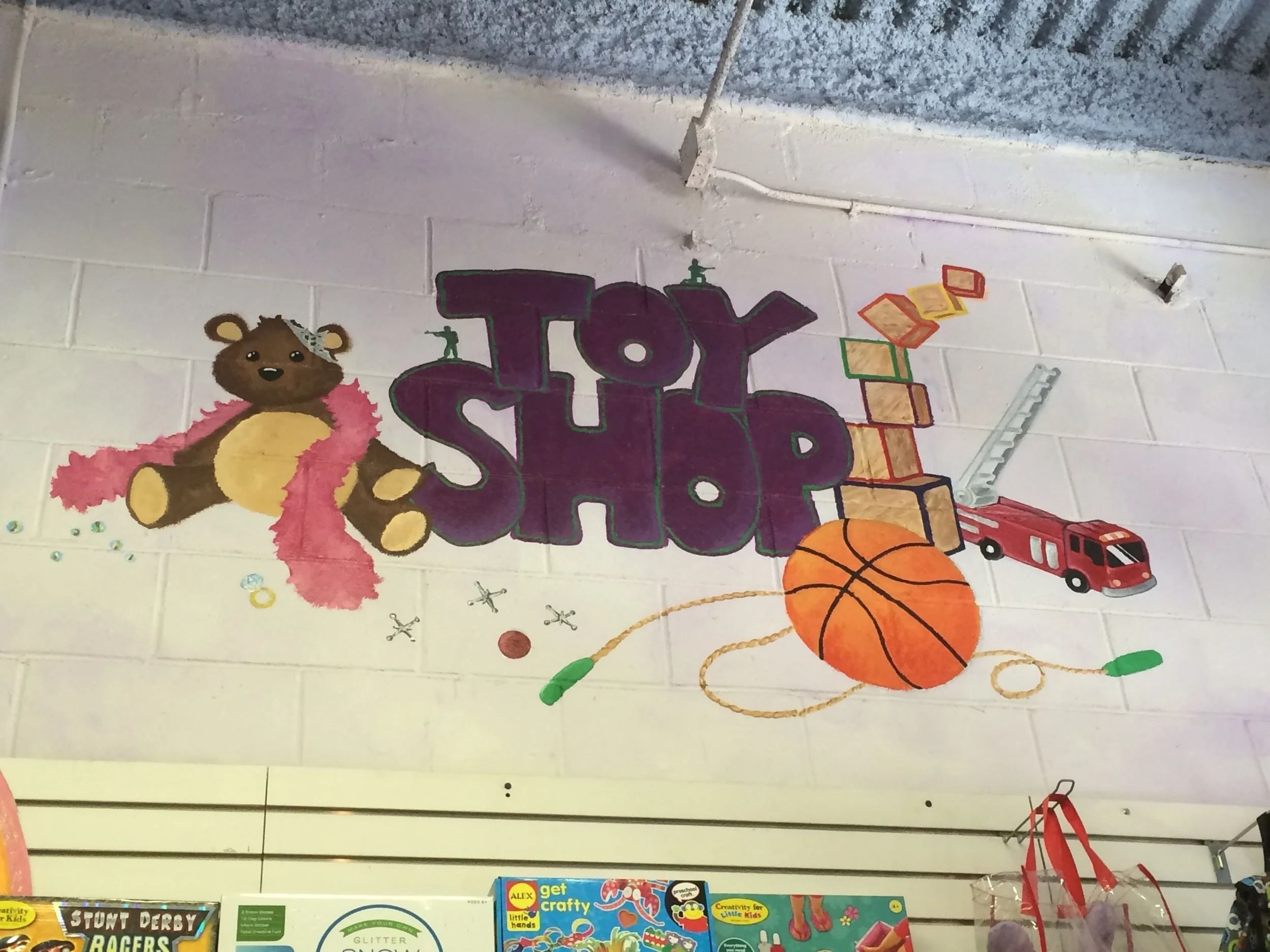 Toy Shop Mural @ The Craft Studio