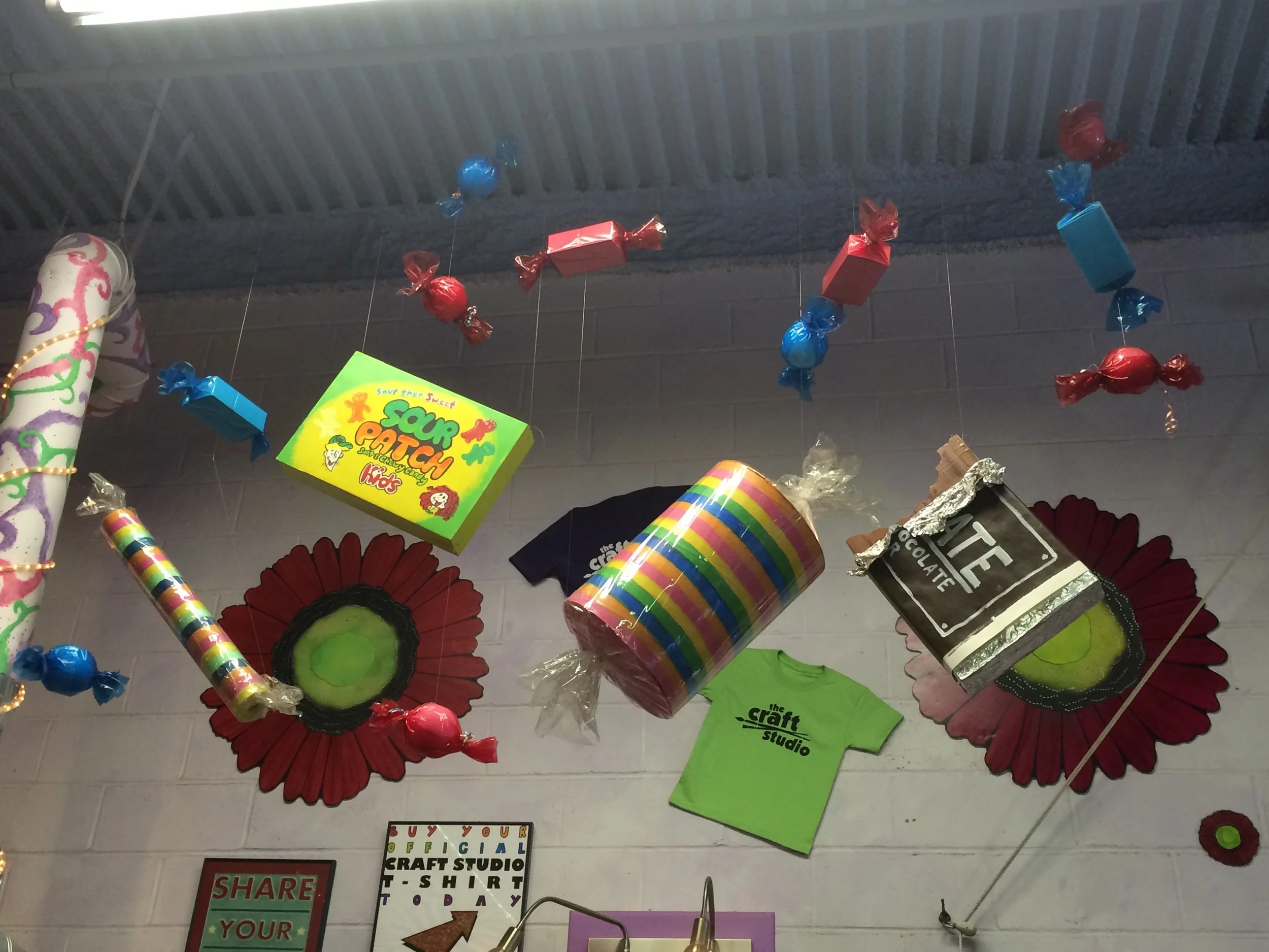 Oversized Candy Fixtures @ The Craft Studio