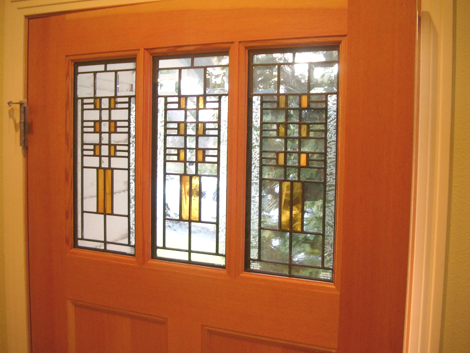  Front door glass inspiration. 