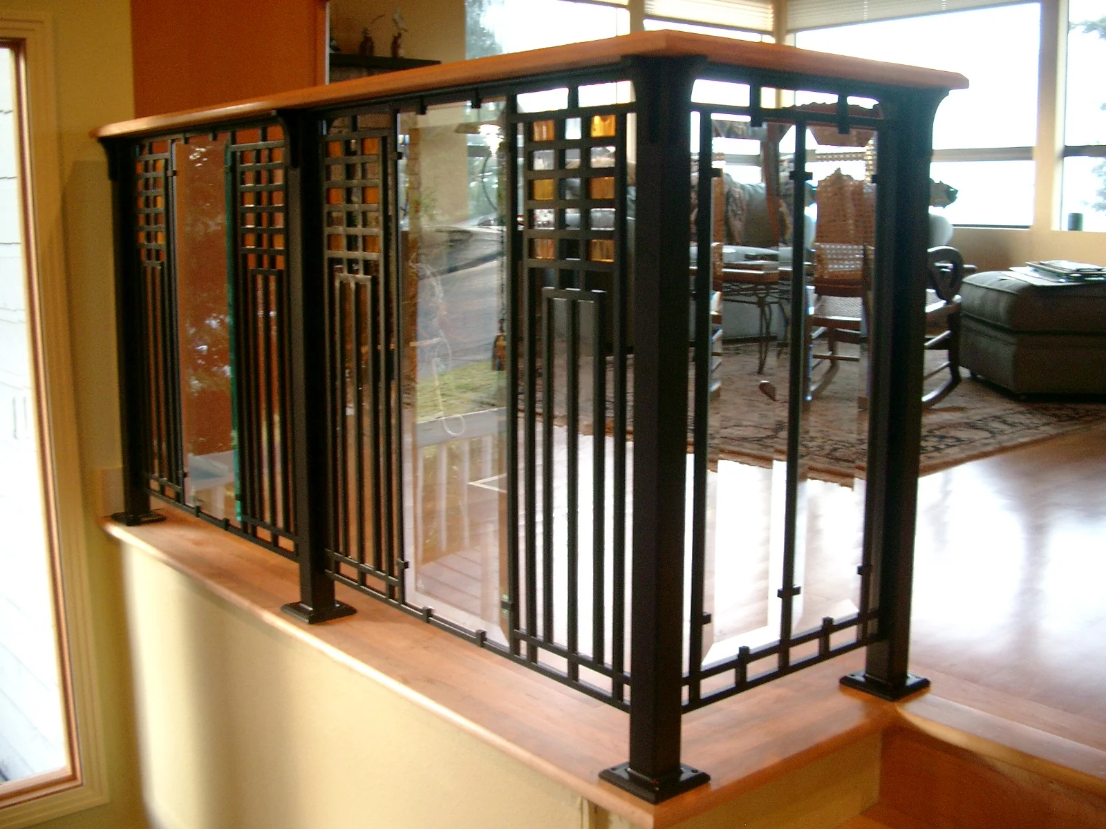 Black powder coated steel frames. 