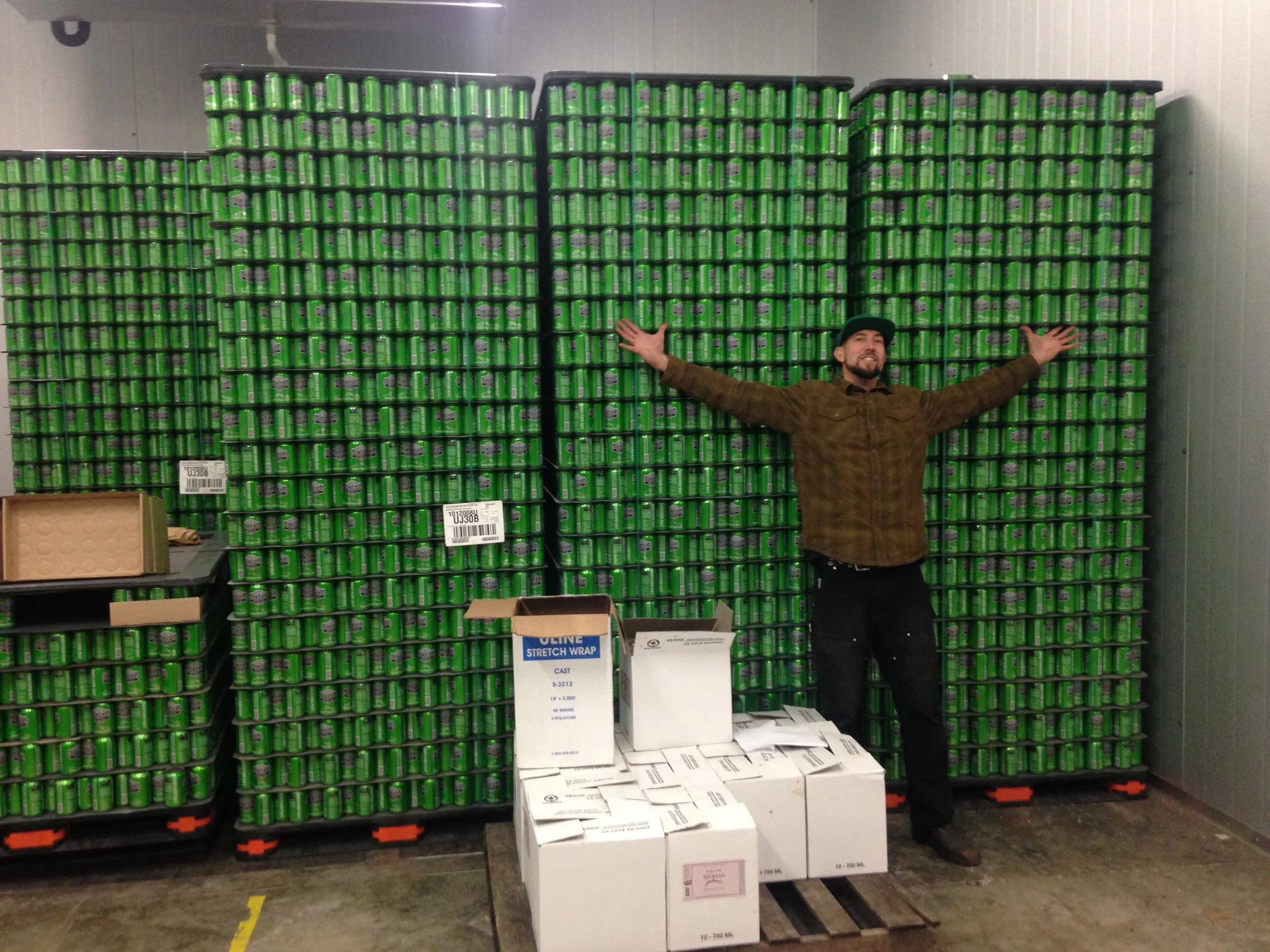Grateful to play a part in the success of this brewery!