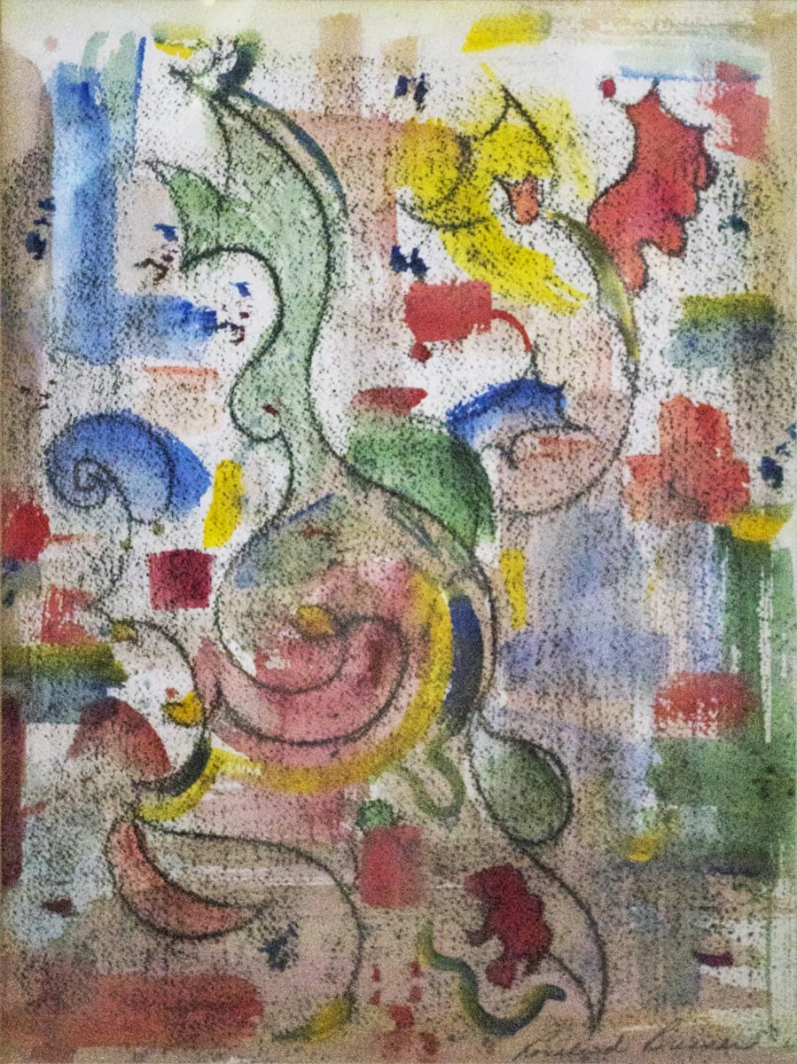 Figure 2003 21.25" x 17.25" Mixed Media Monotype