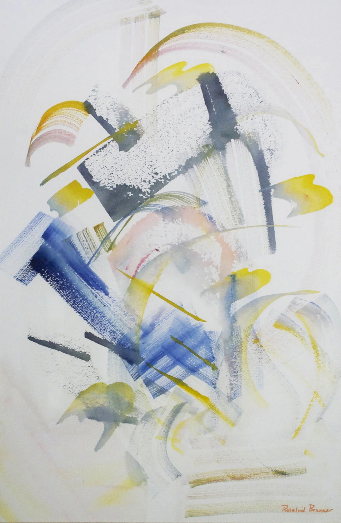 Anita and Jake 2000 29.25" x 23.50" Watercolor on Paper