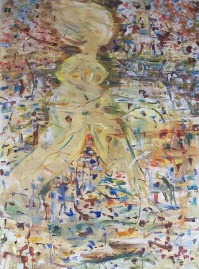 Taking it All in Stride 48 x 36" Acrylic on Canvas *SOLD*
