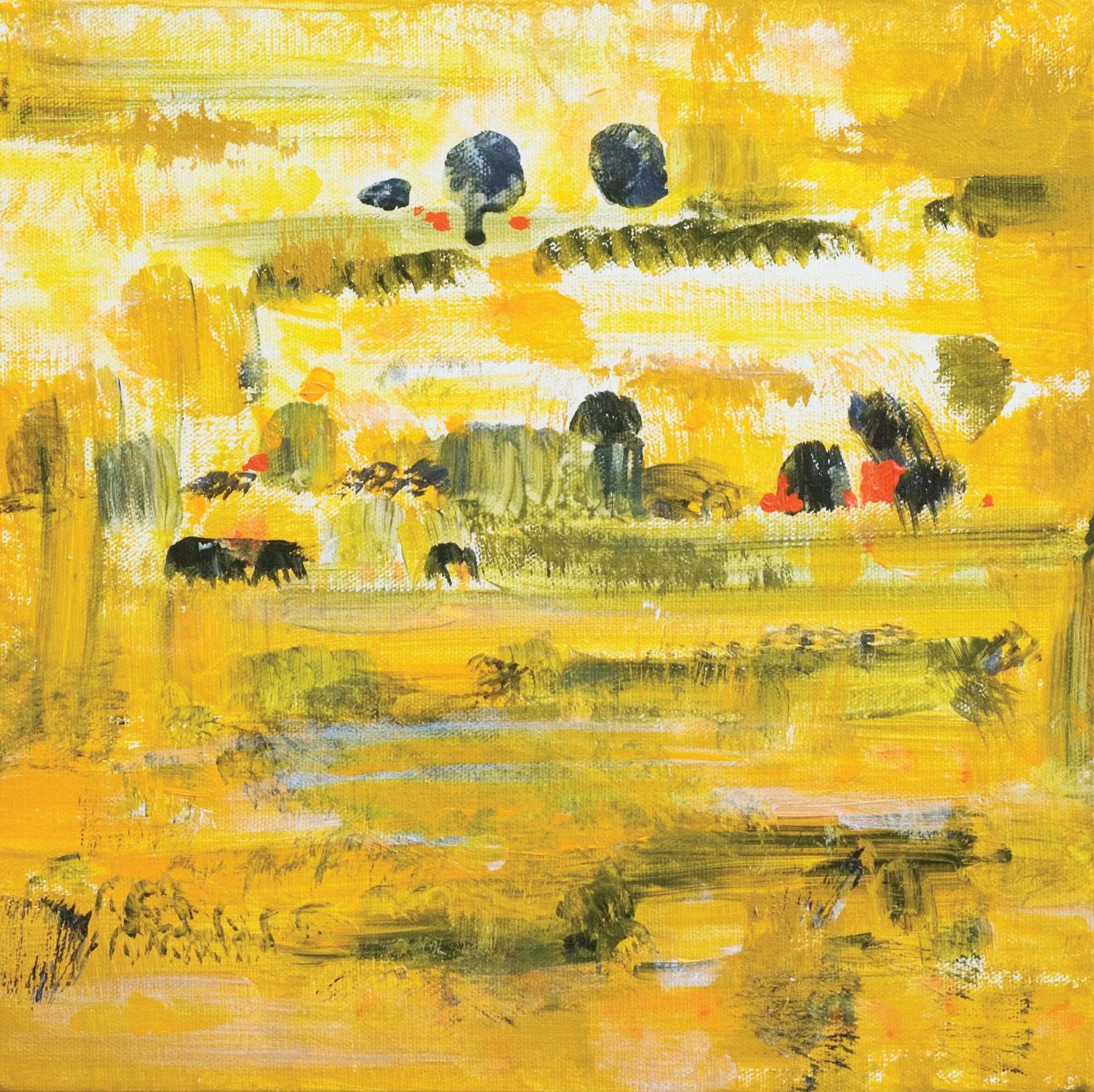 Autumn Light Acrylic on Canvas 12 x 12"