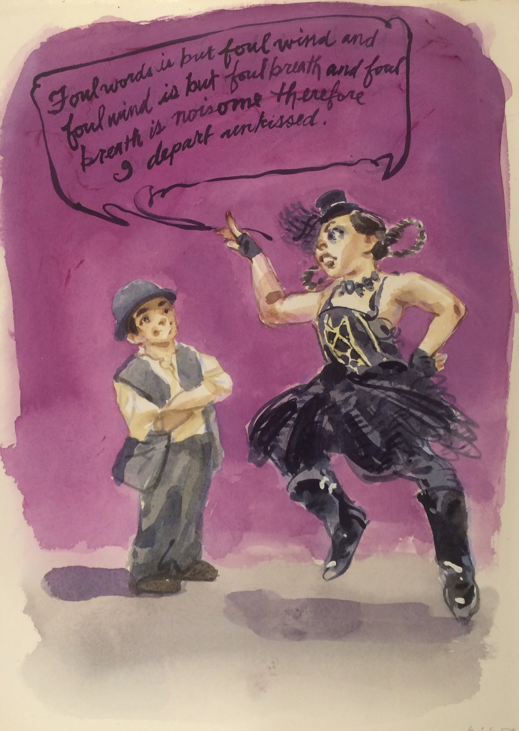 Beatrice lays it out for Benedick (again)