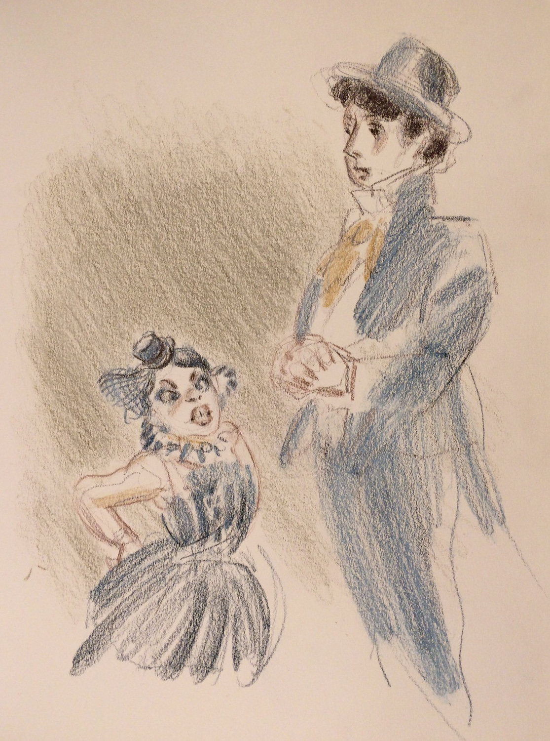 Beatrice, who has no patience for certain people, and Leonato