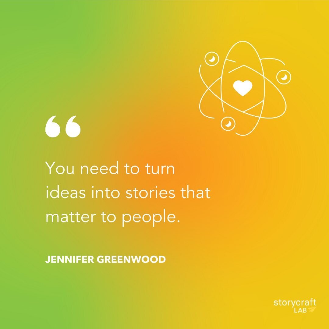 As Jennifer Greenwood put it, &ldquo;you need to turn ideas into stories that matter to people&rdquo;. At Storycraft Lab, we are a team of storytellers. We create meaningful engagements by connecting human experience with your message. Successful eng