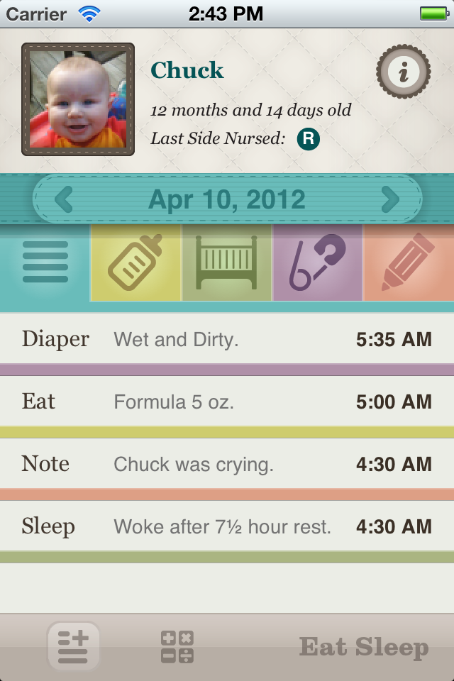 best app to track baby