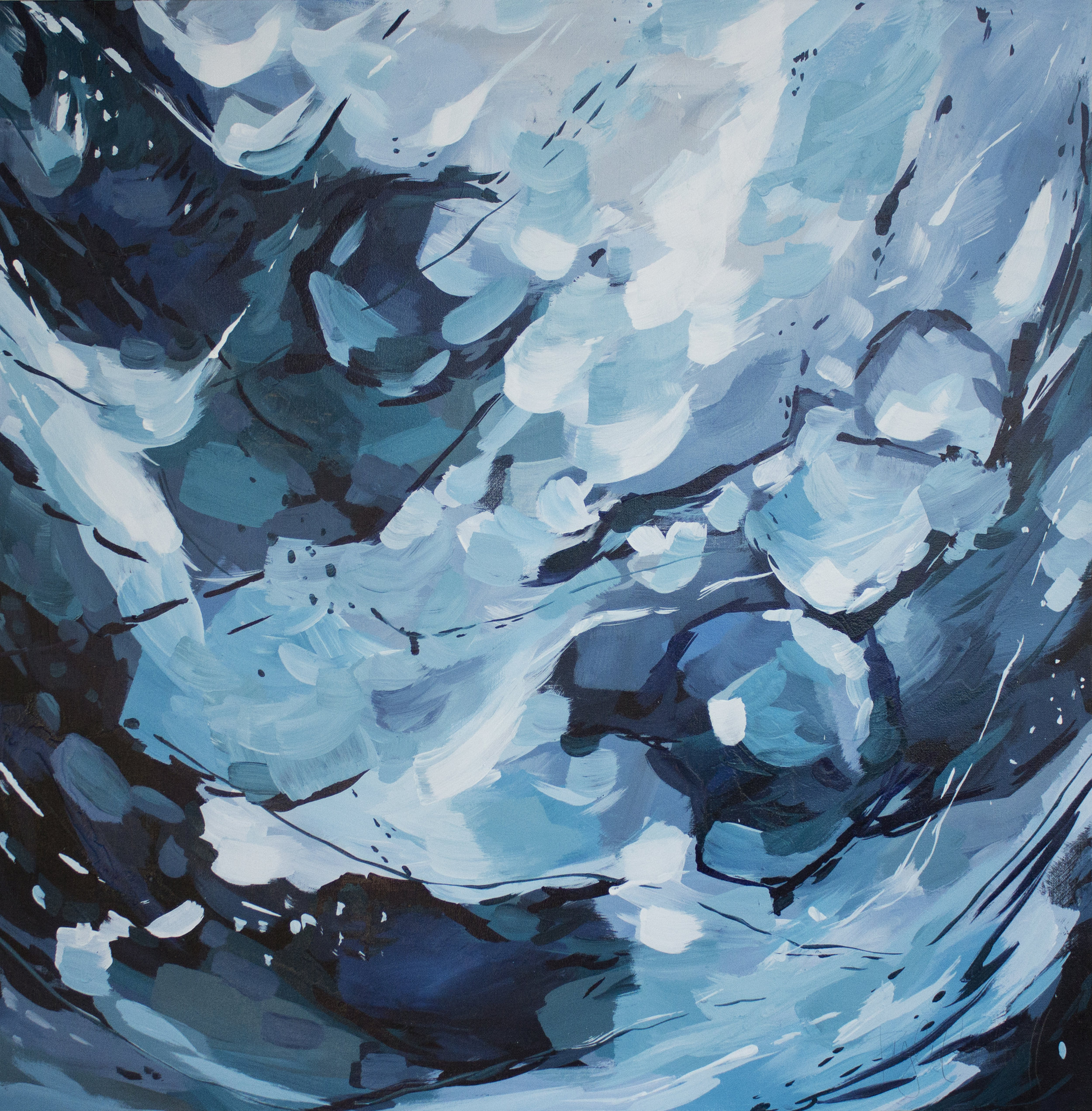 Sea Swell, 36x36"