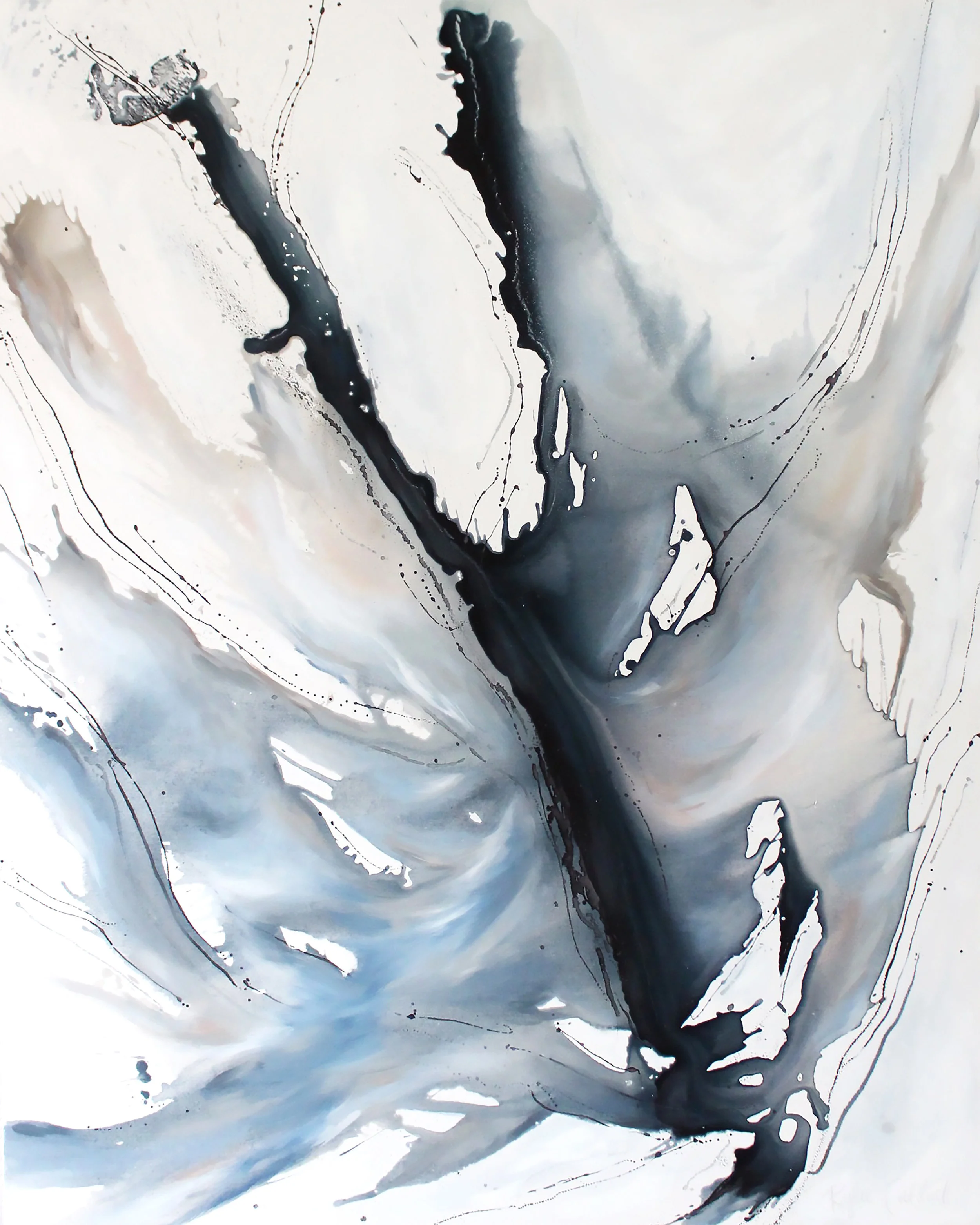 Graphite in Motion, 48x60"