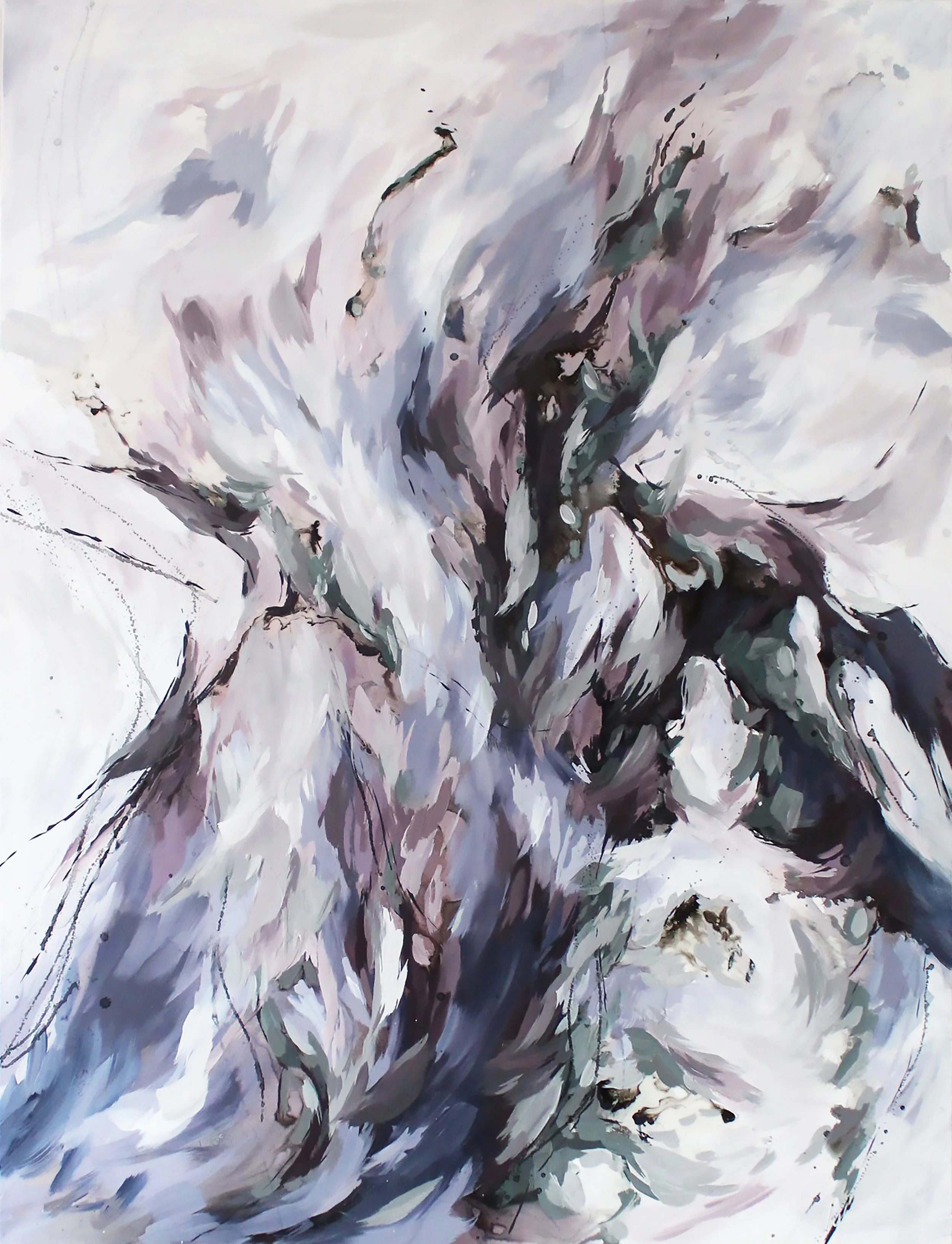 Wisteria Rising, 36x48"