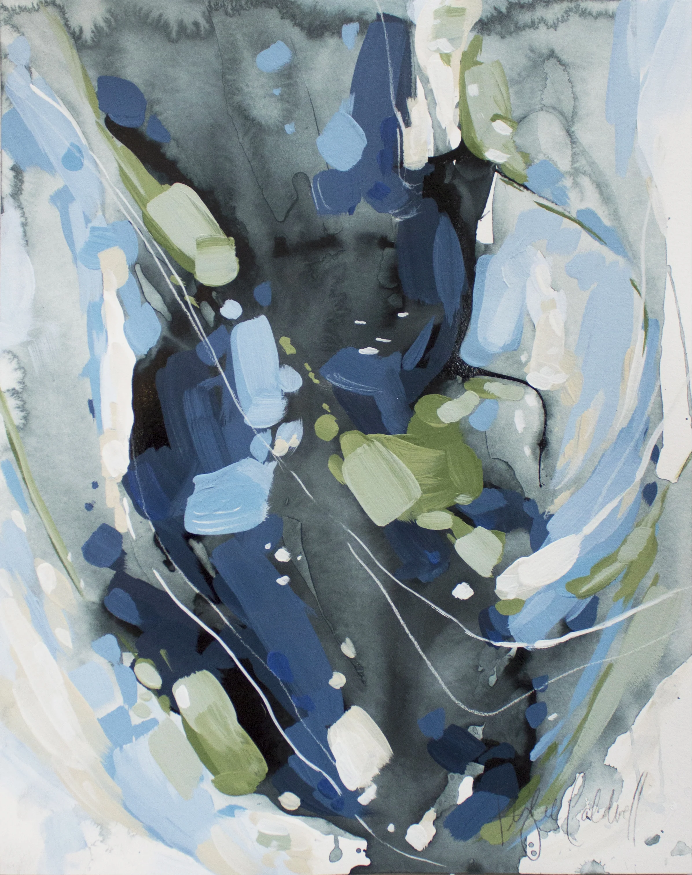 Riverbed II, 11x14"