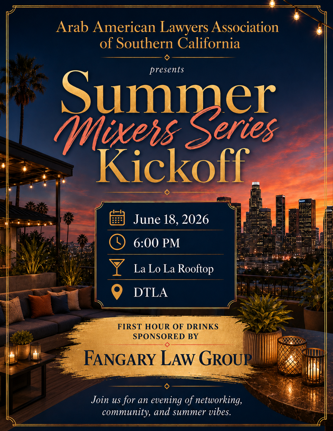 AALASC's Summer Mixers Series Kickoff