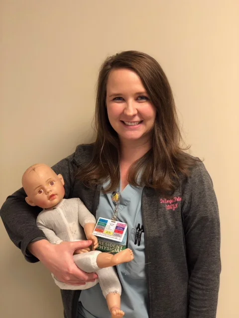 Legally, Dr. Potter is not allowed to use a picture of a patient's baby... so this is a substitute. 