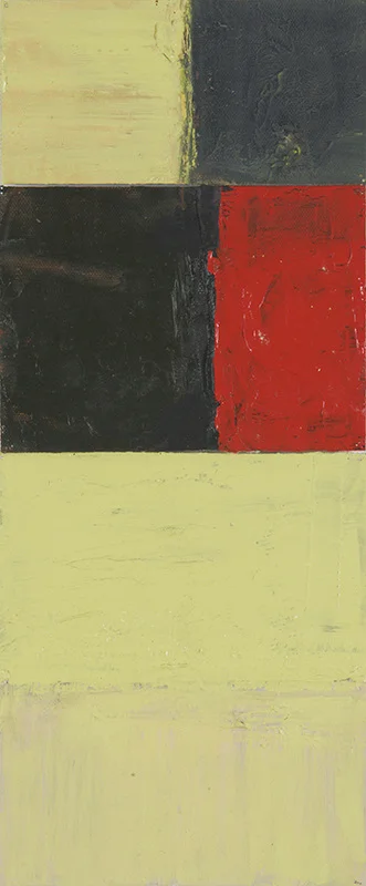 "Tower", 14" x 6", oil on canvas paper, 2011