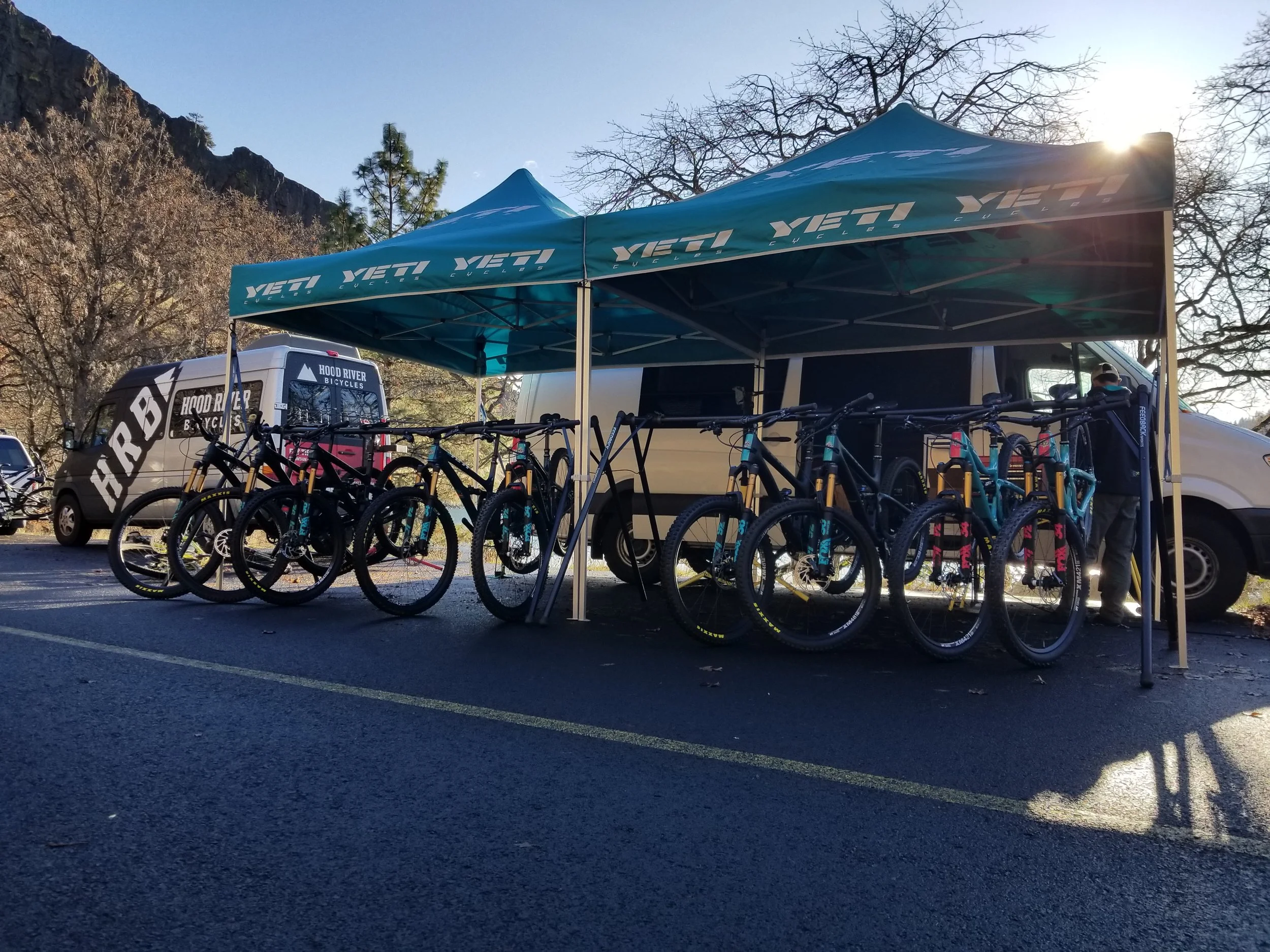 Hood River Bicycles Yeti Cycles Demo at Syncline.jpg
