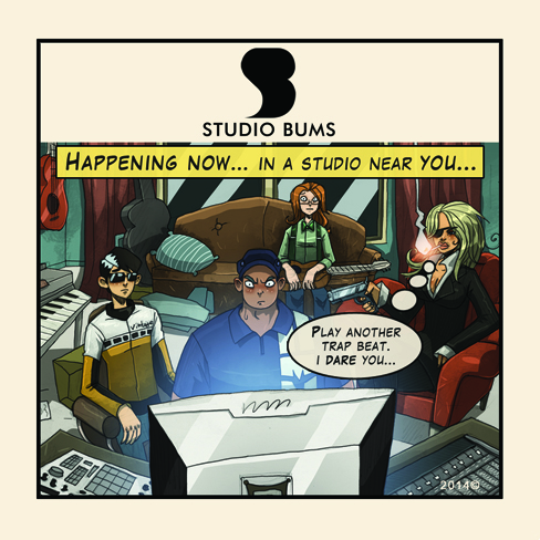 STUDIO BUMS® sticker. FREE with every STUDIO BUMS® online purchase. 