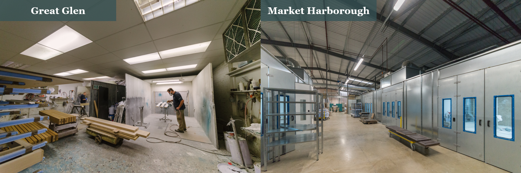 Thorpes Joinery Spray Shop Market Harborough vs Great Glen