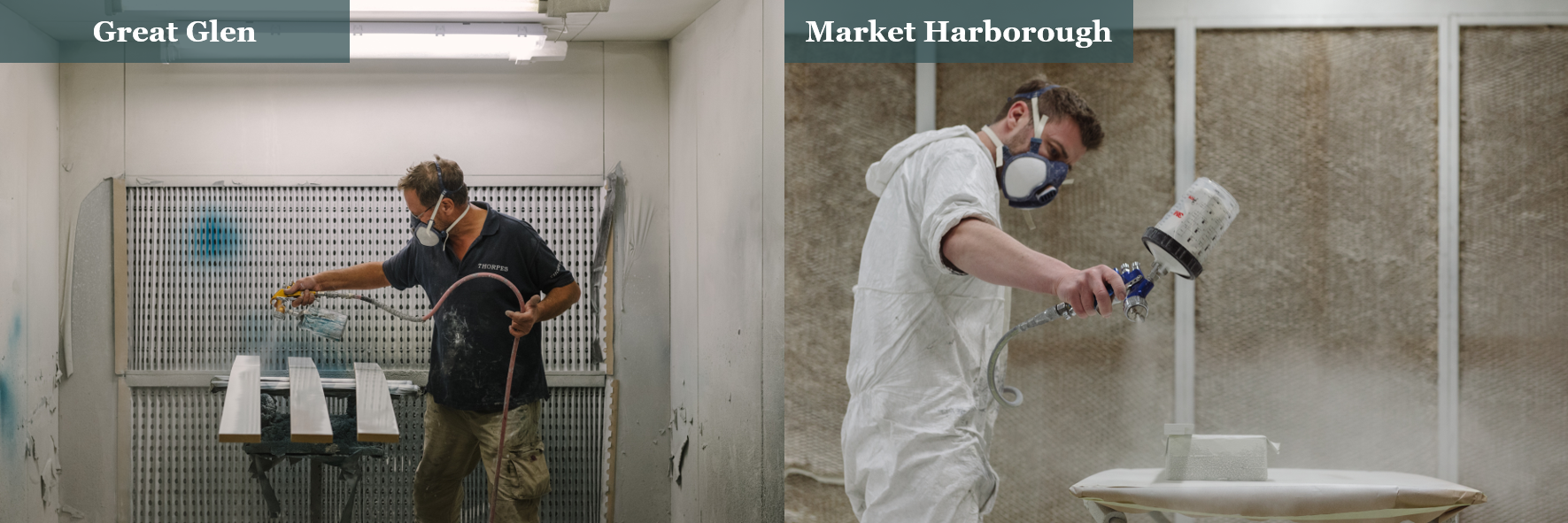 Thorpes Joinery Spray Shop - Market Harborough vs Great Glen