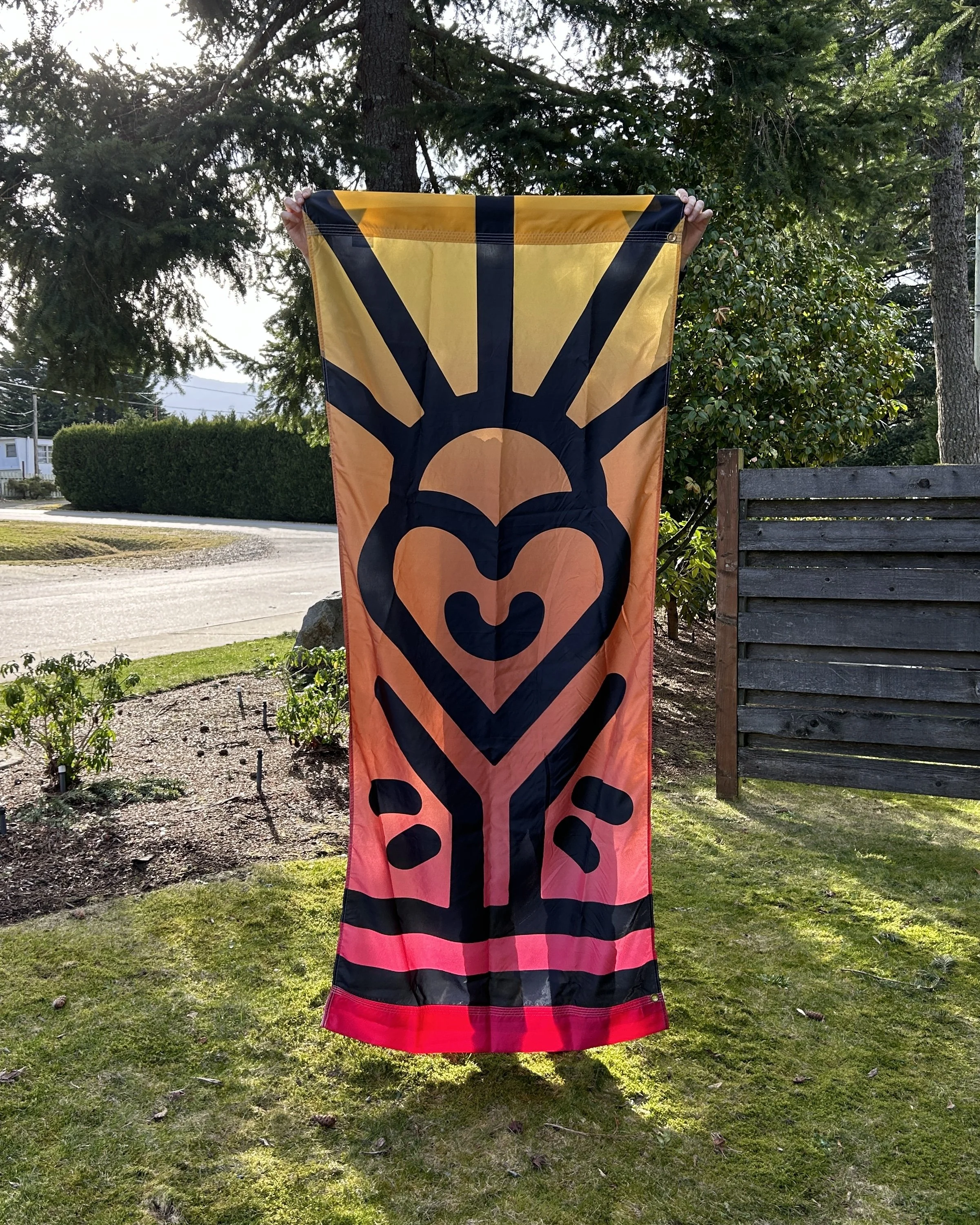 ‘Love/Growth’ banner designs for the City of Nanaimo (where I live)