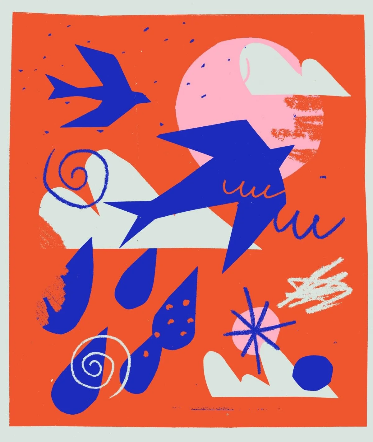 I read somewhere that with all this generative art it&rsquo;s going to be increasingly important to share process, to kinda like prove that you actually made the thing. I have done none of that but here&rsquo;s a cut paper and pencil exploration from