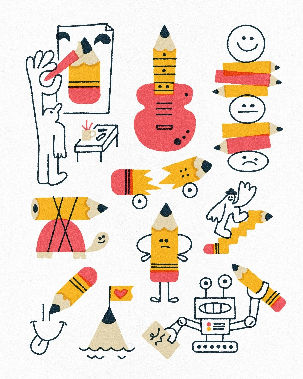 It's a pencil party and everyone's invited ✏️