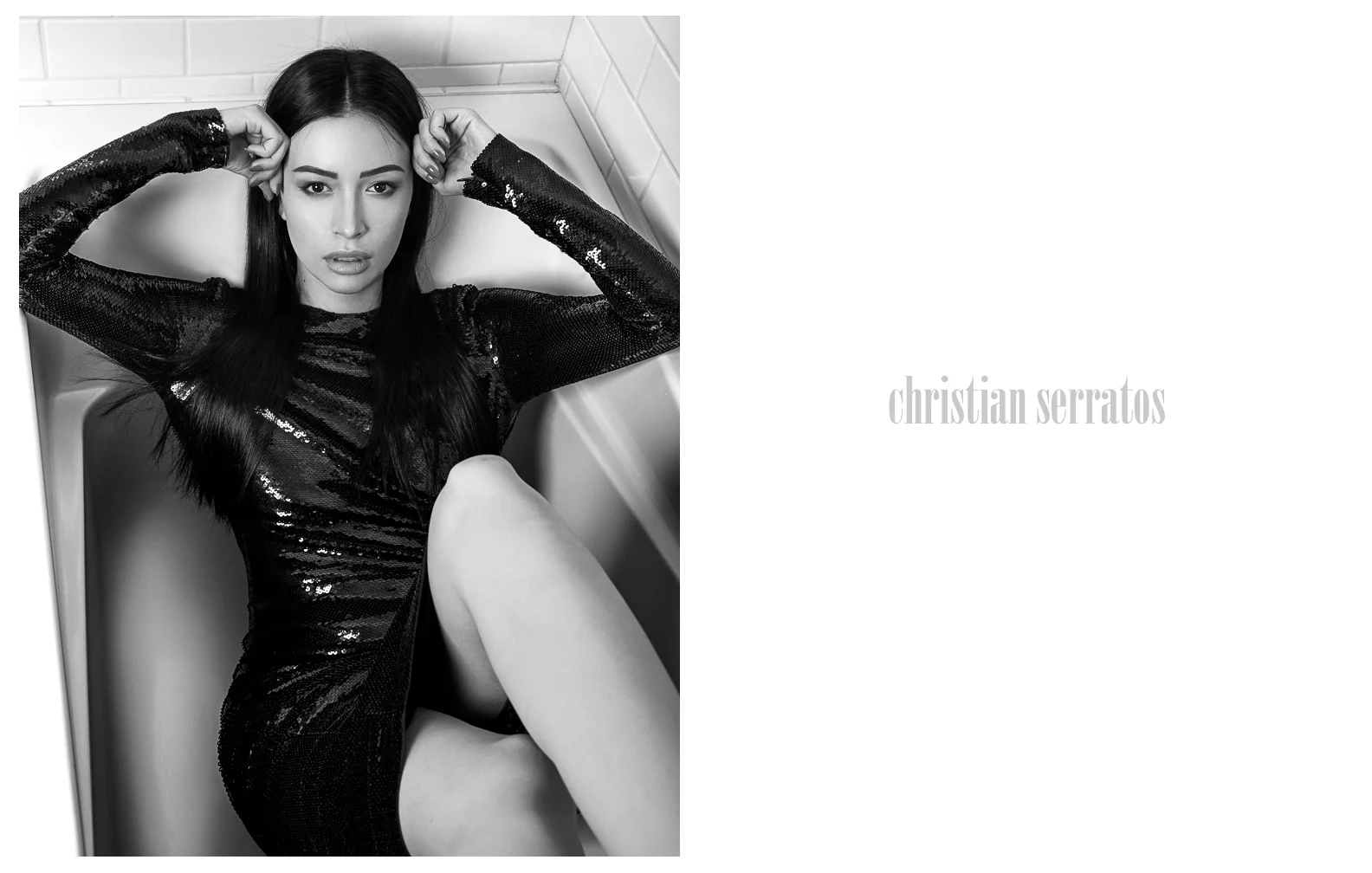 Christian Serratos – Celebrity Portrait by Tiziano Lugli