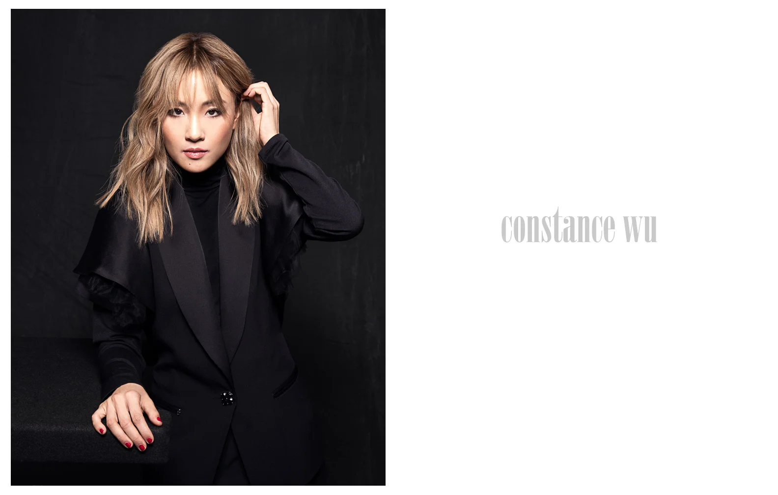Constance Wu – Celebrity Portrait by Tiziano Lugli