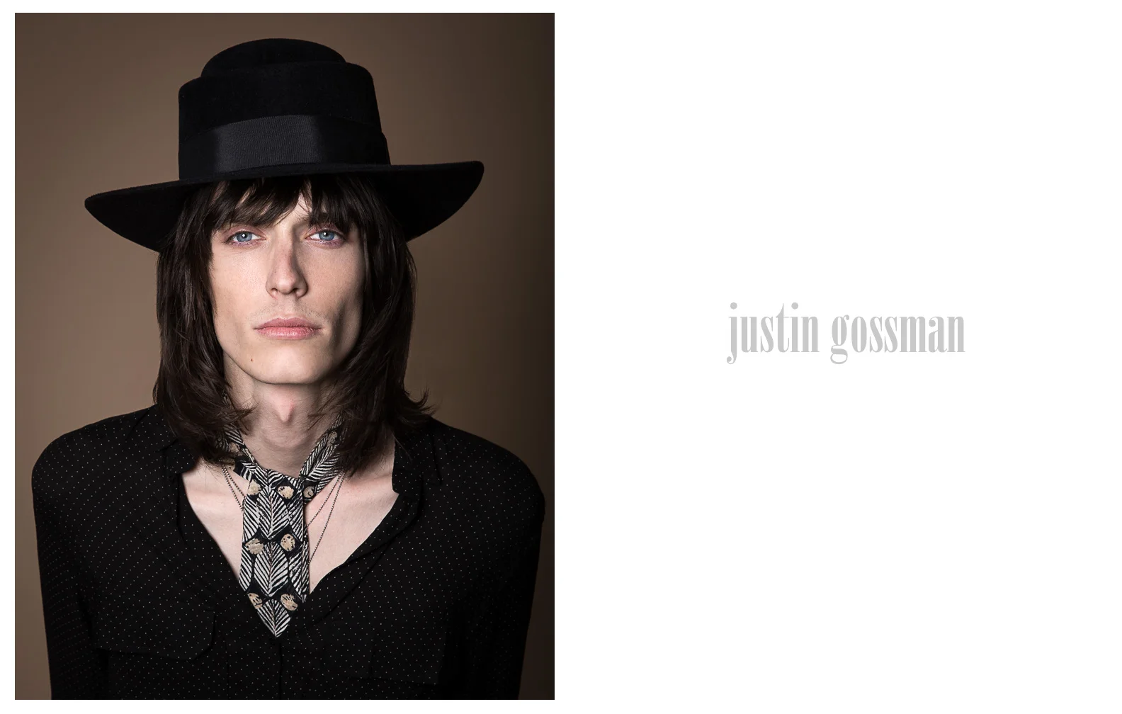 Justin Gossman – Celebrity Portrait by Tiziano Lugli