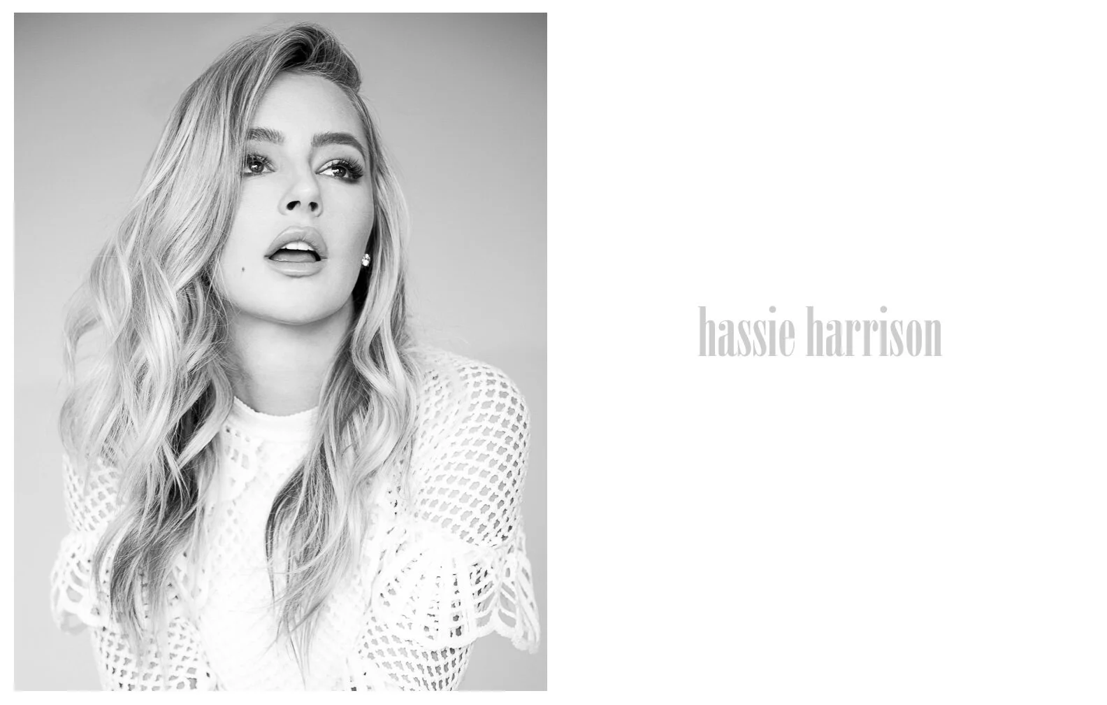 Hassie Harrison – Celebrity Portrait by Tiziano Lugli