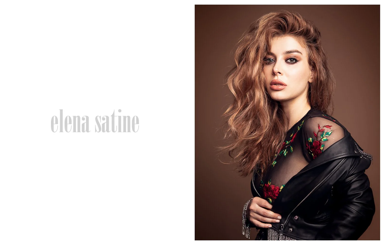 Elena Satine – Celebrity Portrait by Tiziano Lugli