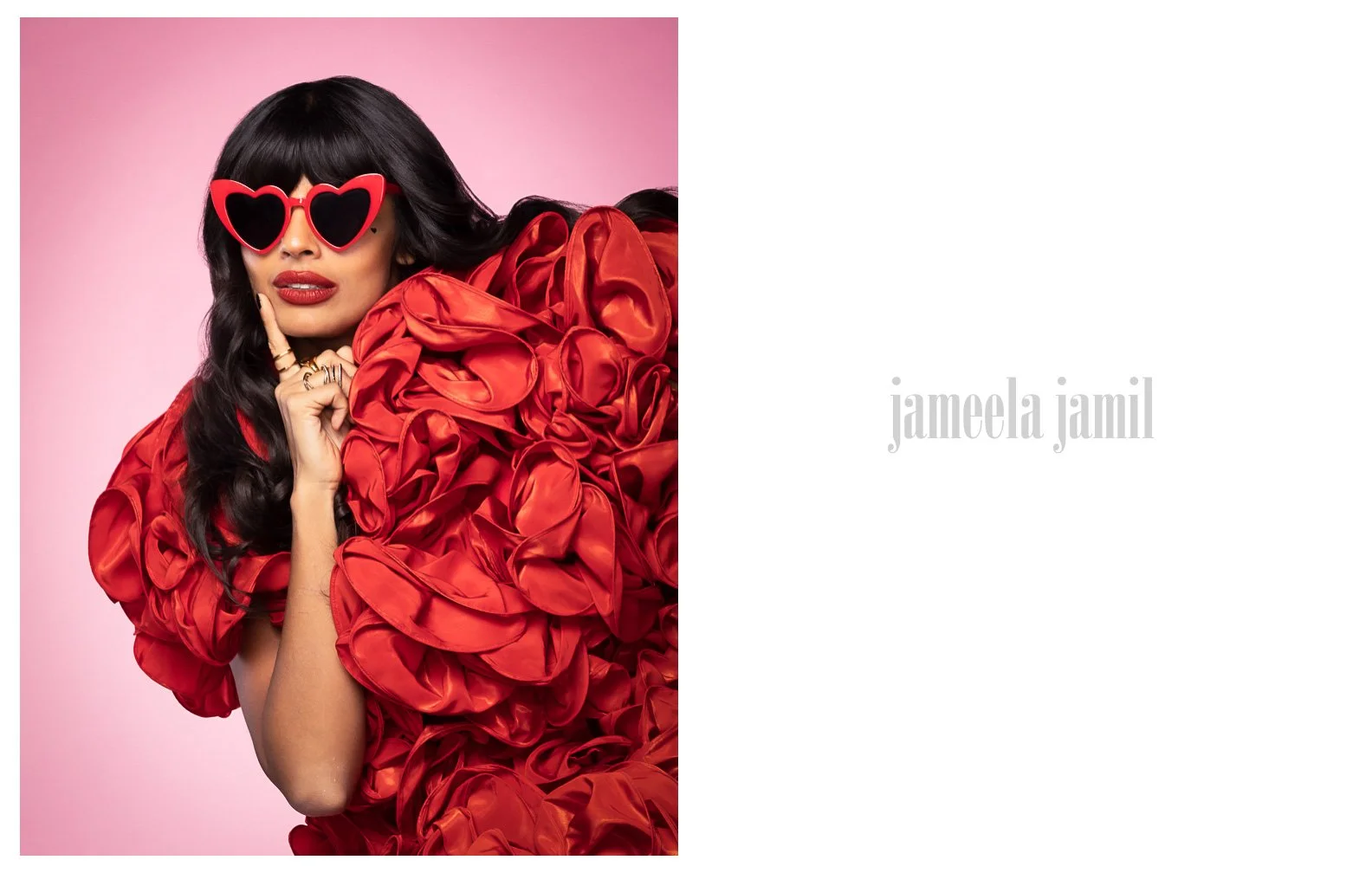 Jameela Jamil – Celebrity Portrait by Tiziano Lugli