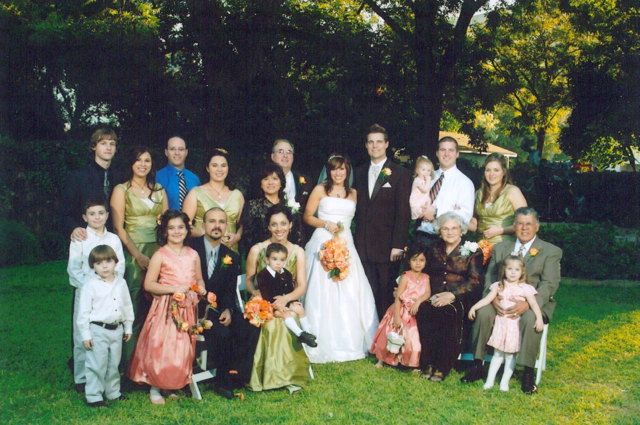 Grandchildren Tom and Michelle Beck's Wedding (Thevaos Family)