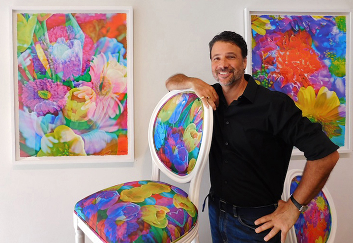 Johnny with two of his chairs available on CHAIRISH