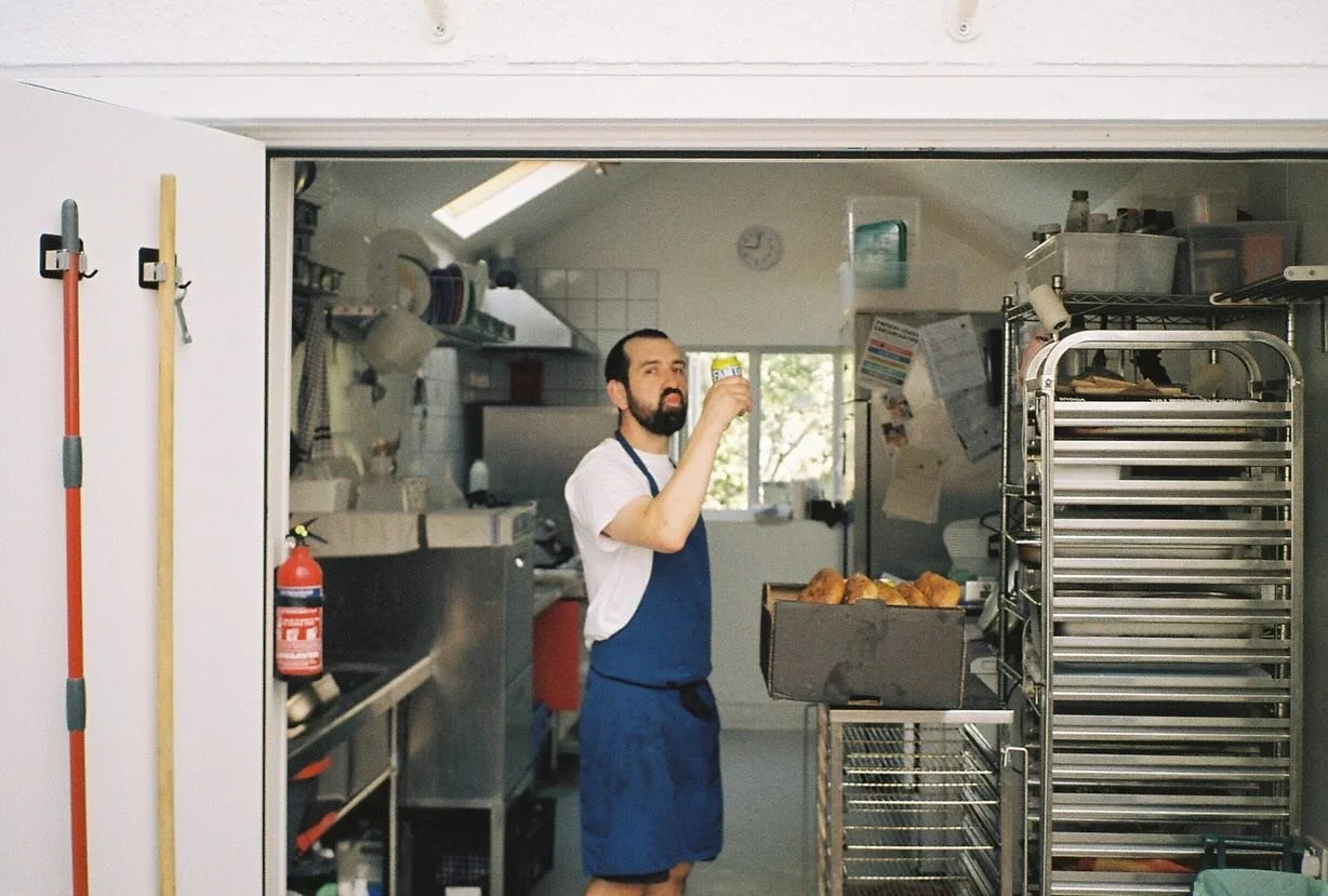 Some cute BTS film pics from the first part of our busiest season yet: Part 1 ❤️ Includes a rare sighting of yours truly and I remember that morning well because I felt as blurry and tired as I look. We were a few weeks into double events, both of us