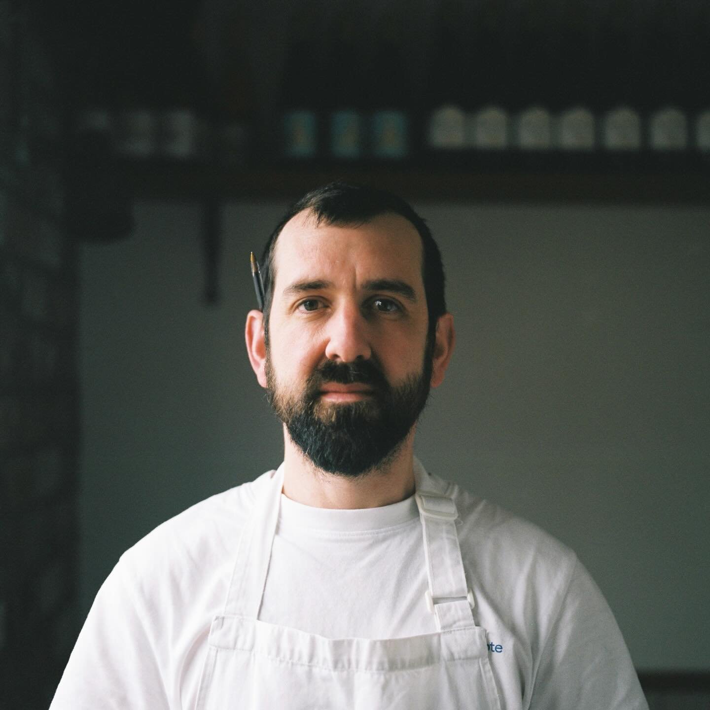 At our November tastings our friend and talented photographer @benjaminpryor joined us for our first two sittings. I knew Ben had a beautiful medium format camera and asked if we might shoot a roll of film on it, taking some portraits of the team tha
