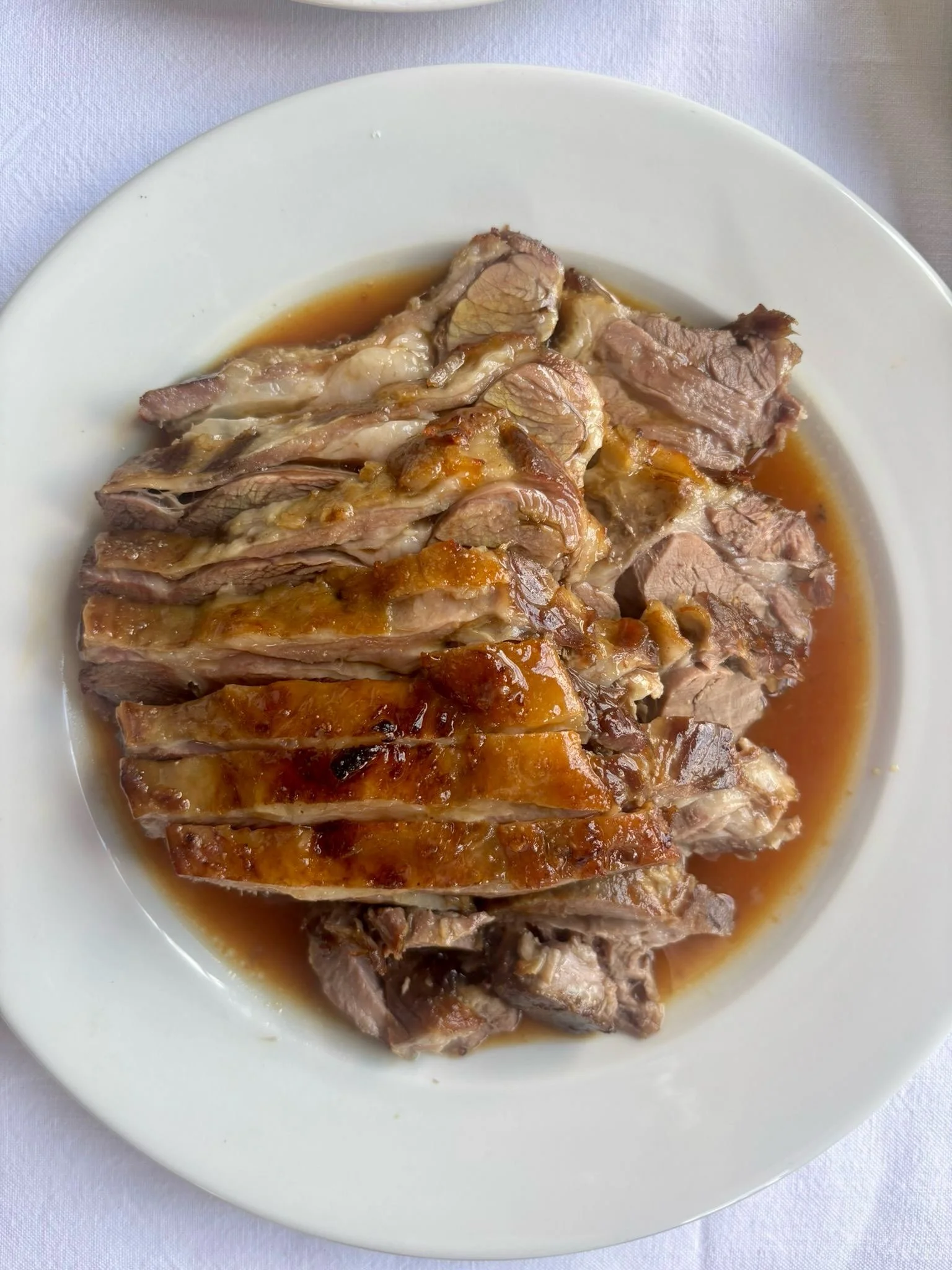 Slow roasted shoulder of @swaledalebutchers lamb with salsa verde for Charlie and Kane @theforgebristol in May ❤️ We greeted guests with canap&eacute;s of crispy pork belly with mustard and pickled fennel, gnocco fritto with prosciutto and hot honey,