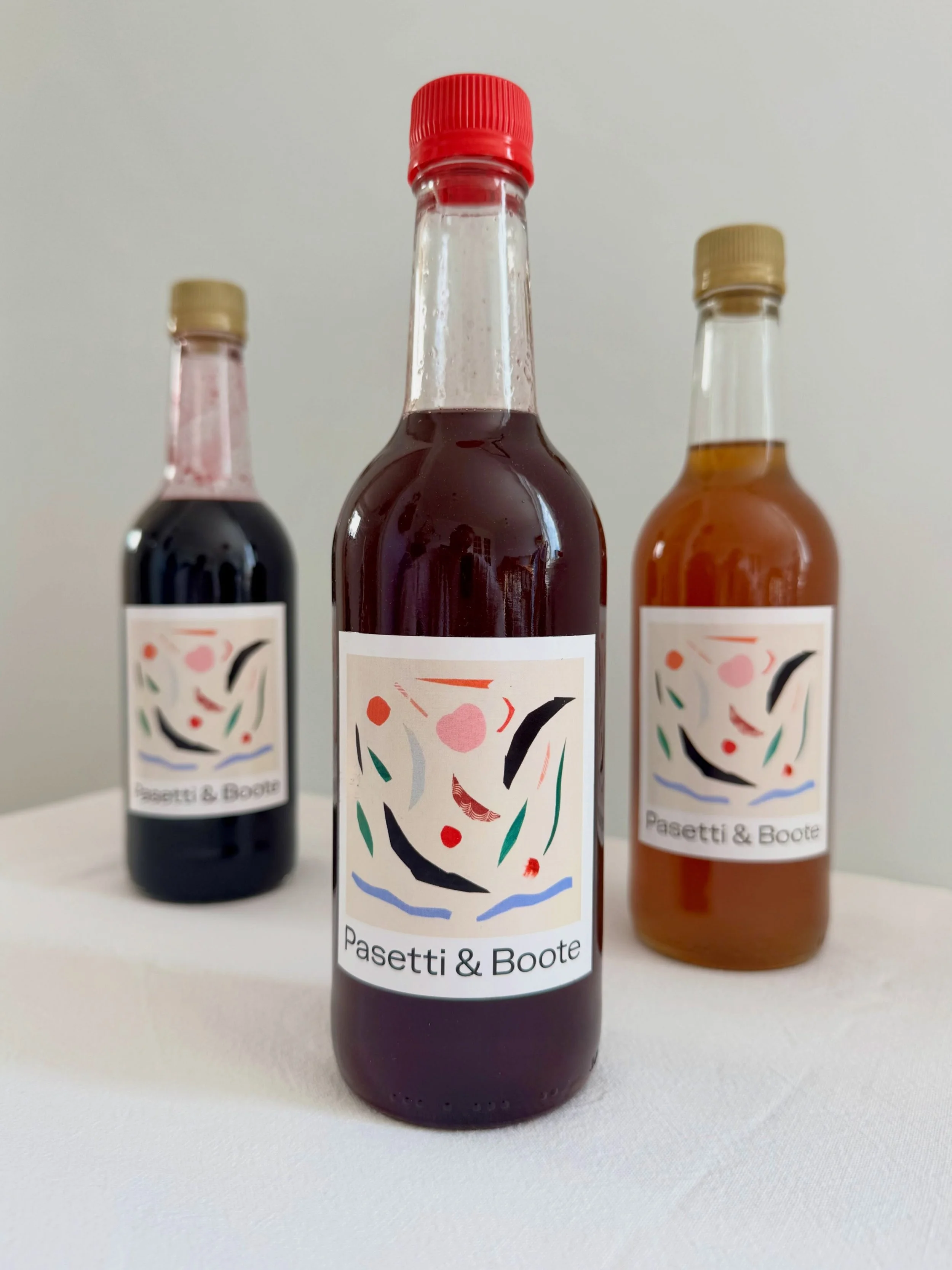 3 belters 🍒 🍋 🌿 1. Spiced cherry shrub made with @wildingcider vinegar and Herefordshire cherries. This little batch flew out but we saved a bottle for our tastings in November. 2. Summer oxymel with fennel flowers from @fairyhill.marketgarden and