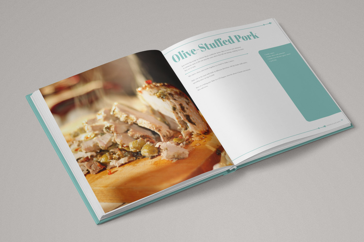 Cookbook Recipe Page