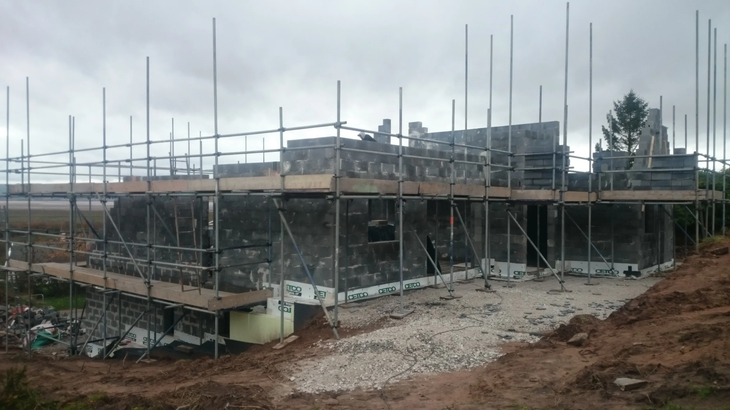 Rear Elevation perspective from Garden