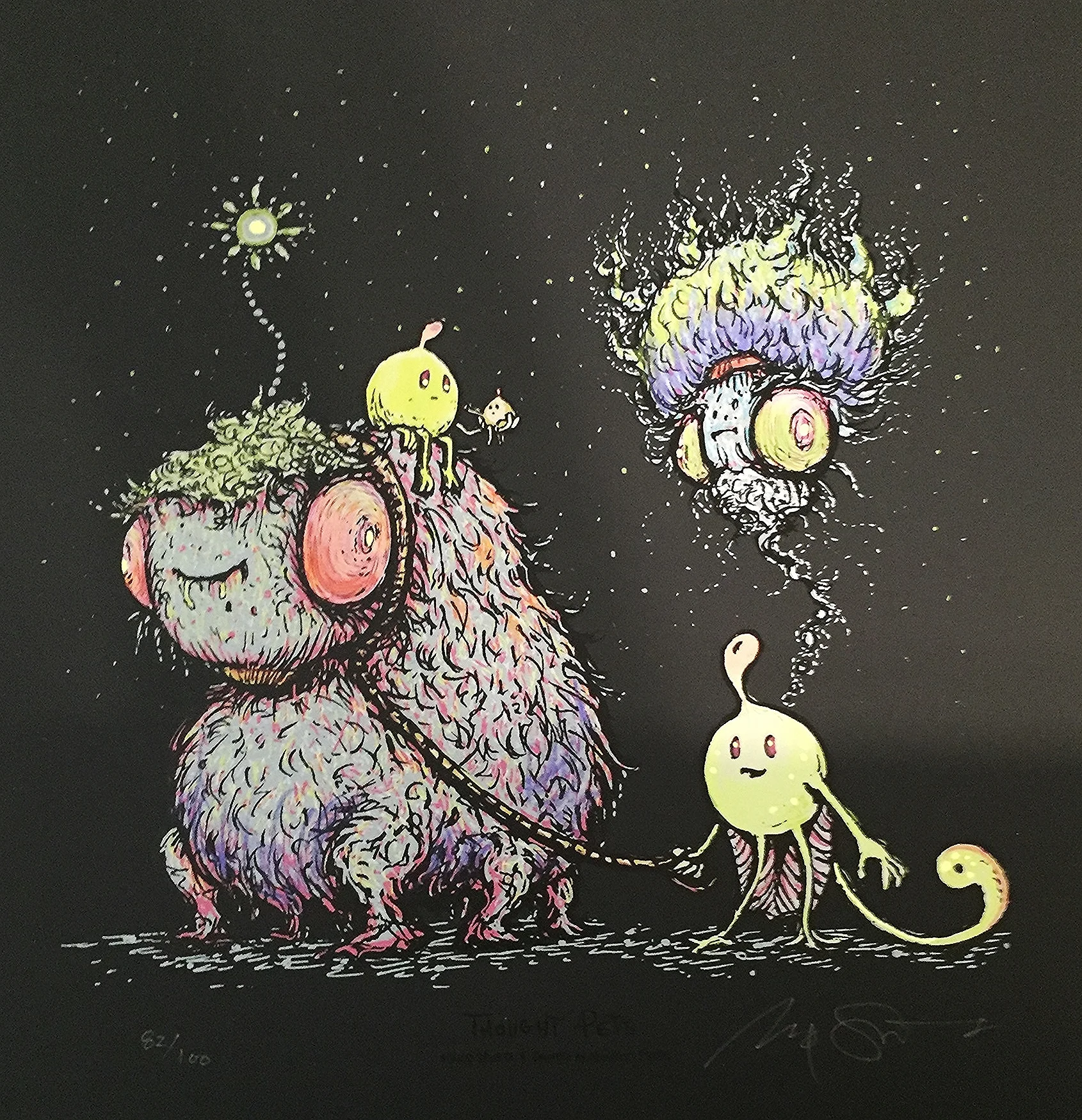 THOUGHT PETS EMBELLISHED SCREEN PRINT raised $120 FOR uSA for UNHCR (The UN Refugee Agency) IN 2015