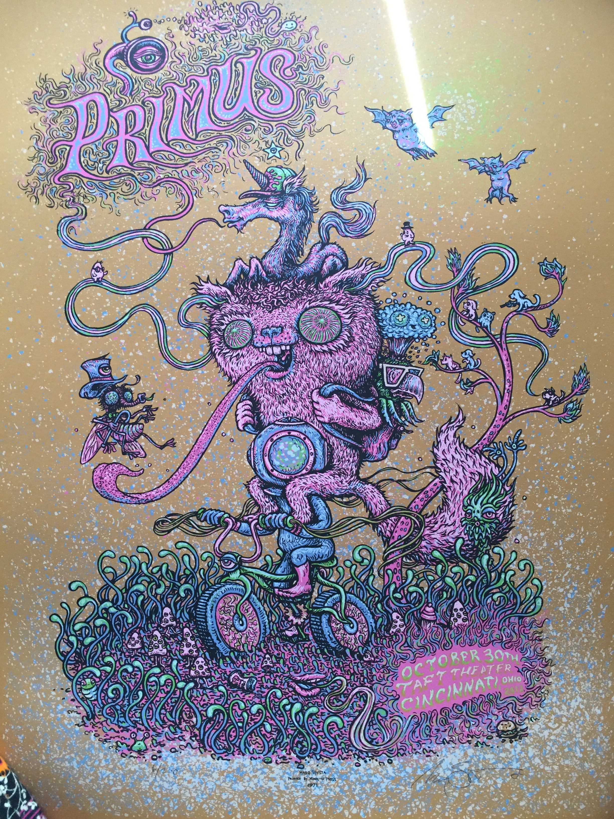 Primus Cincinnati 2012 18" x 24"