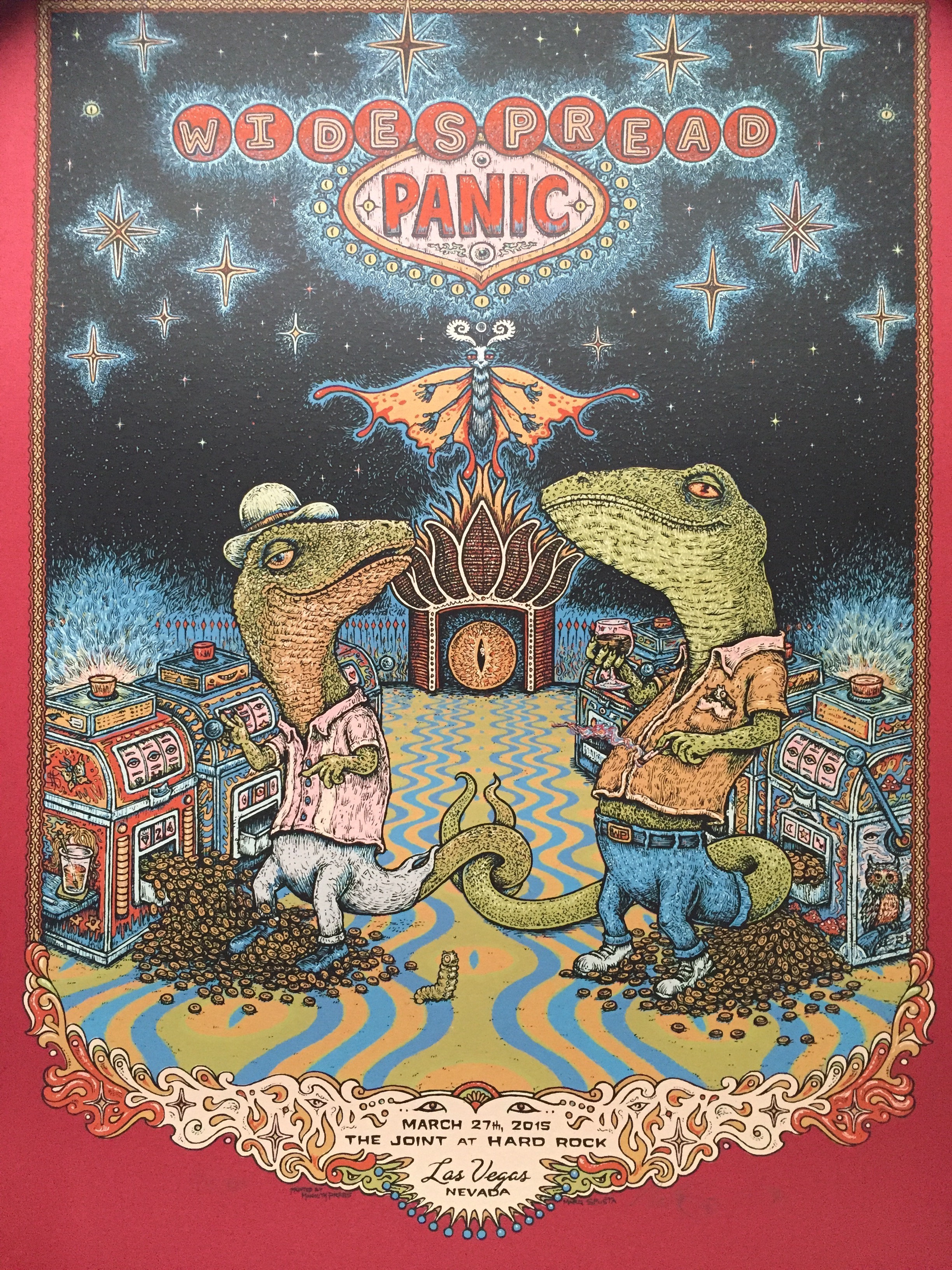 Widespread Panic 2015 Las Vegas Poster 18" X 23.75"