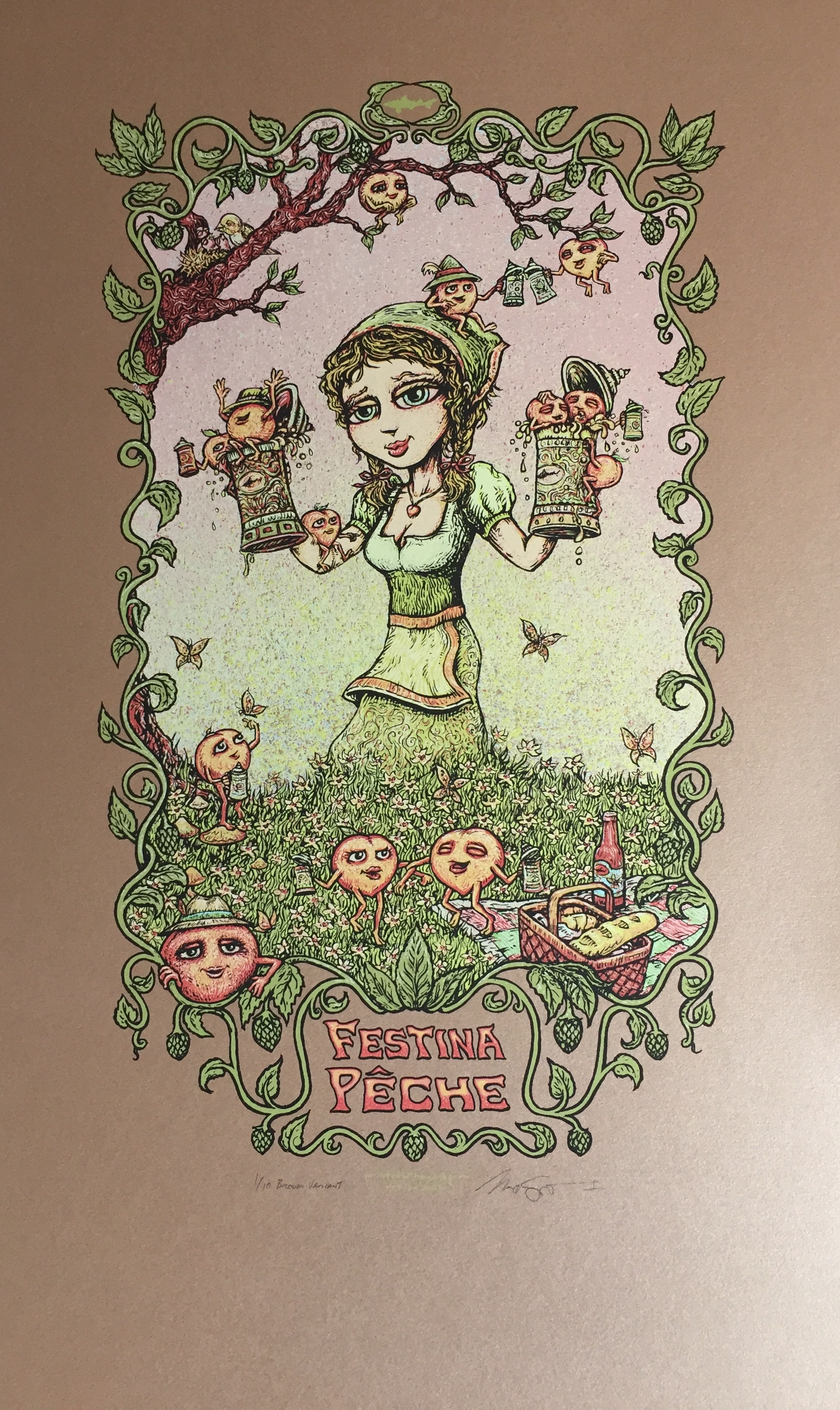 This Festina Peche Dogfish Head Poster raised over $100 for the American Brain Tumor Association in 2016