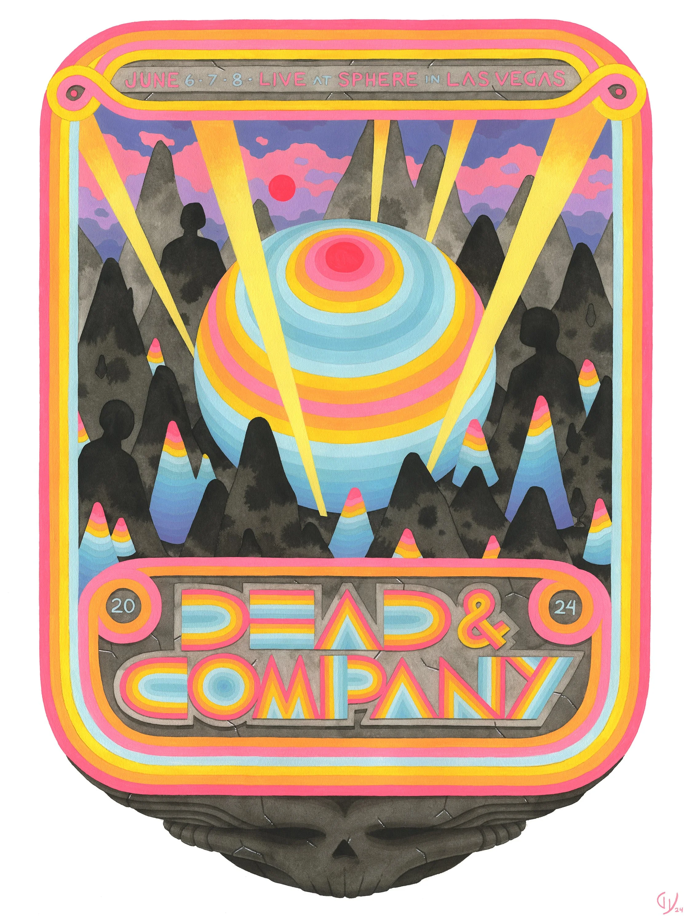 Dead and Company VIP Sphere Poster 